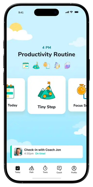Daily Planning feature on phone