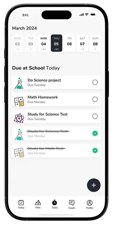 Task Management feature on phone